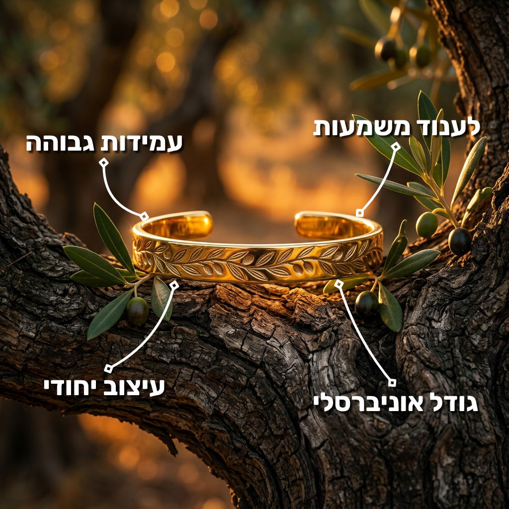 צמיד זית - זהב